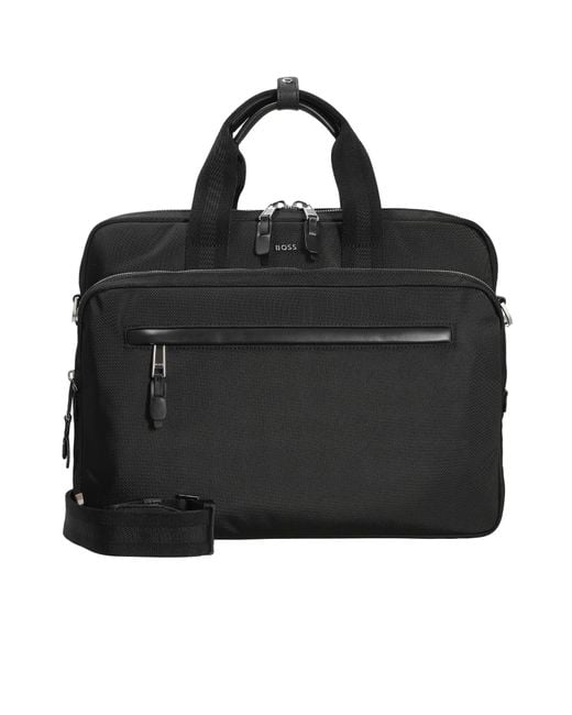 Boss Black Logo Briefcase for men