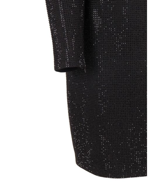 MICHAEL Michael Kors Black Michael Kors Embellished Long-Sleeved Dress