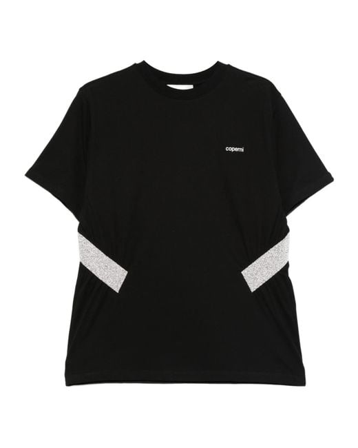 Coperni Black Logo Panel T-Shirt