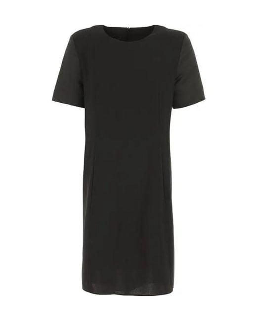 Emporio Armani Black Round Neck Dress