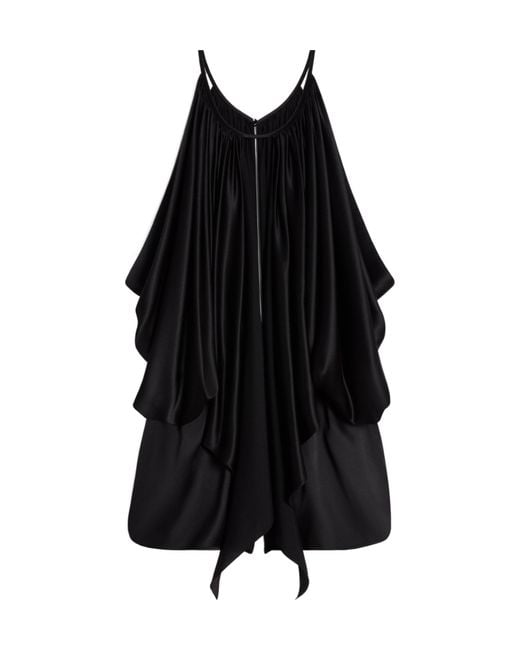 Céline Black Draped Short Jumpsuit