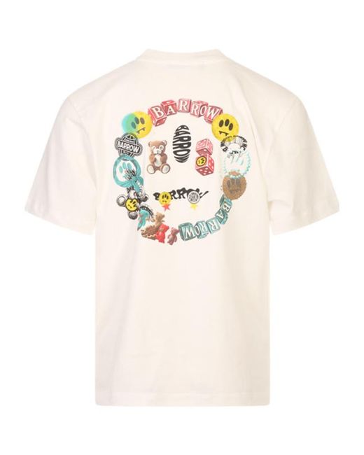 Barrow White Jersey T-Shirt for men