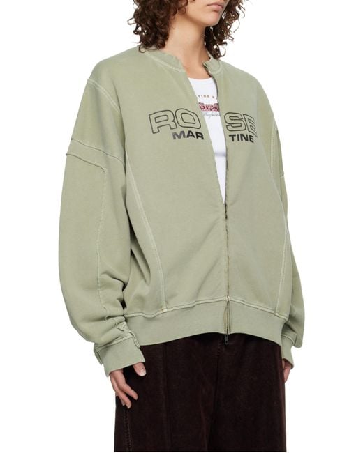 Martine Rose Green Long-Sleeved Jacket for men