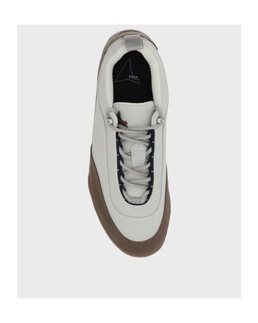 Roa Gray Cingino Lace-Up Hiking Sneakers for men