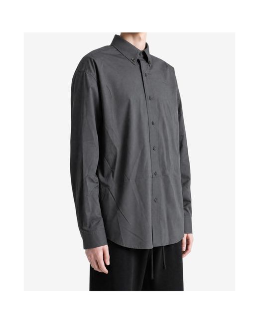 Rier Gray Long-Sleeved Shirt for men