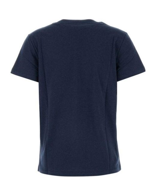 A.P.C. Blue Cohbo Logo Printed Crewneck T-Shirt