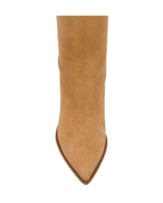 Aquazzura Brown Saint Honore' Bootie 70