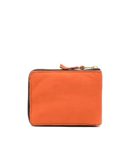 Comme des Garçons Orange Zip Wallet for men