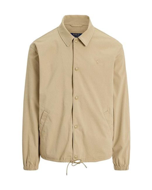 Polo Ralph Lauren Natural Long-Sleeved Casual Jacket for men