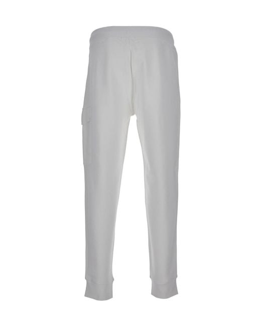 C P Company Gray Cargo Sweatpants for men
