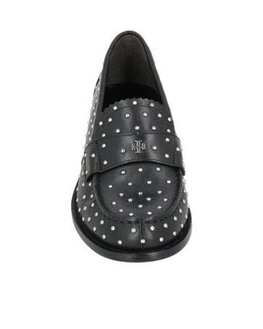 Tory Burch Blue Plain Colour Loafers