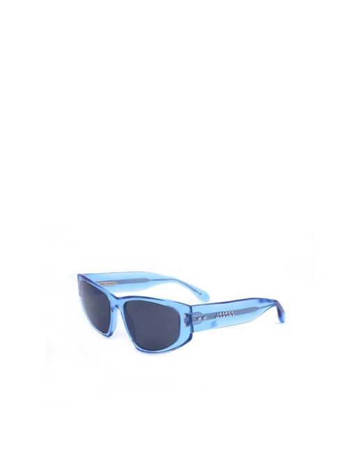 Isabel Marant Blue Geometric Frame Sunglasses