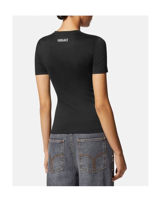 Versace Black Medusa-Head Motif T-Shirt