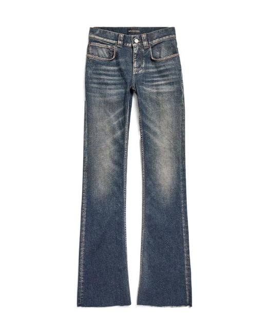 Balenciaga Blue Slim Fit Bootcut Pants