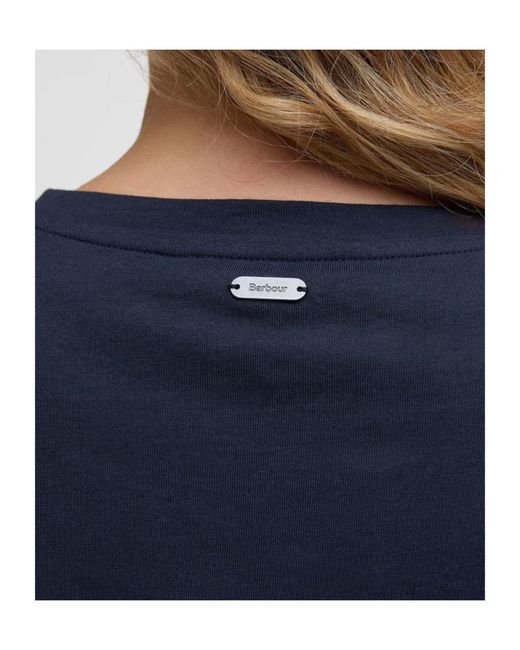 Barbour Blue Lavensdale Long-Sleeved T-Shirt