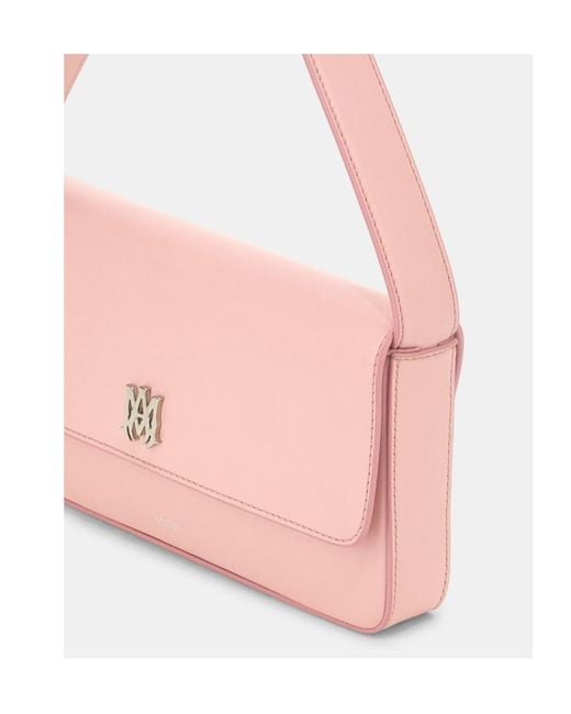 Amiri Pink Ma Millie Logo-Plaque Shoulder Bag
