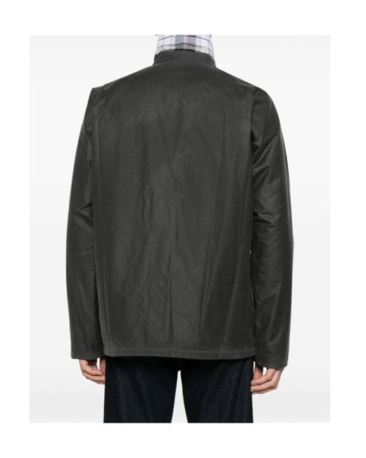 Barbour Black Long-Sleeved Casual Jacket for men