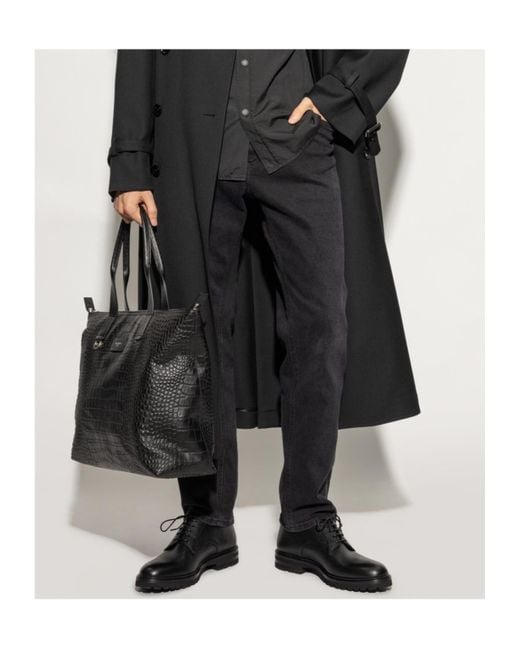 Dolce & Gabbana Black Round Toe Lace-Up Shoes for men