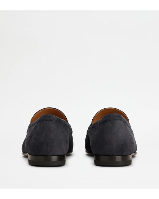 Tod's Black Round-Toe Loafers for men
