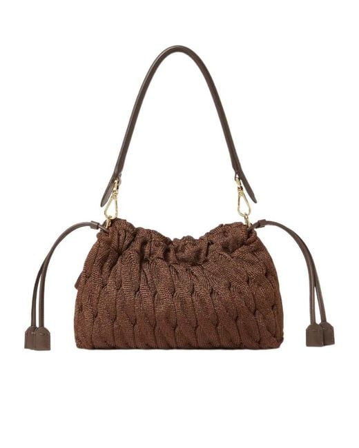 Fendi Brown Medium Mamma Baguette Shoulder Bag