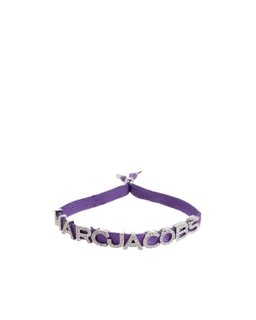 Marc Jacobs Purple Logo Bracelet
