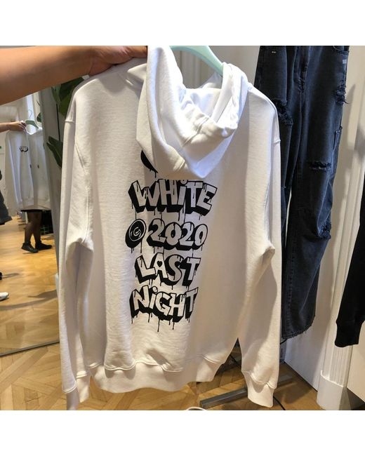 Off-White c/o Virgil Abloh White Logo Printed Sweater