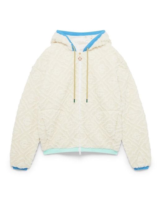 Casablanca White Monogram Jacquard Jacket for men