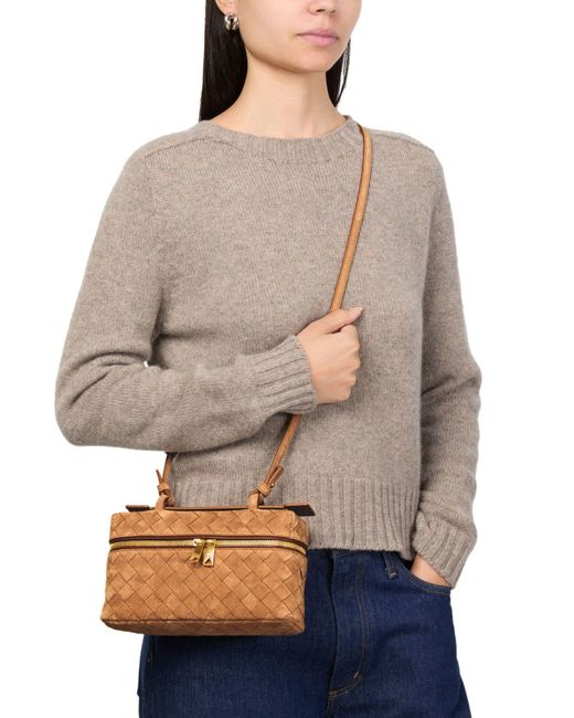 Bottega Veneta Brown Bang Bang Vanity Case