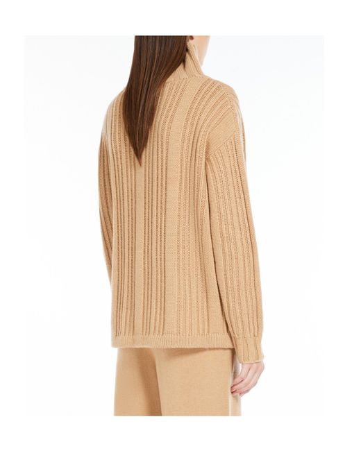 Max Mara Natural Vitalba Turtleneck Jumper