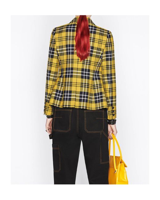 Dior Yellow Fitted Jacket