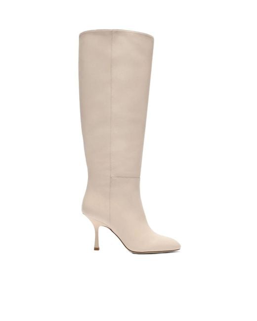 Stuart Weitzman White Madison Boot 85