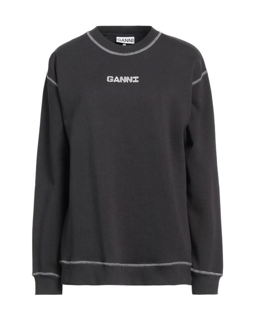 Ganni Black Sweatshirts