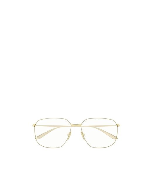 Balenciaga White Eyewear Square Frame Glasses