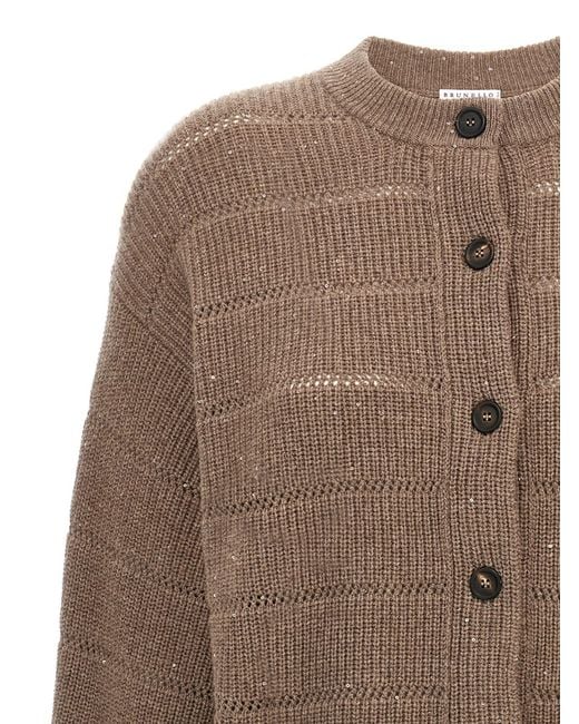 Brunello Cucinelli Brown Sweaters