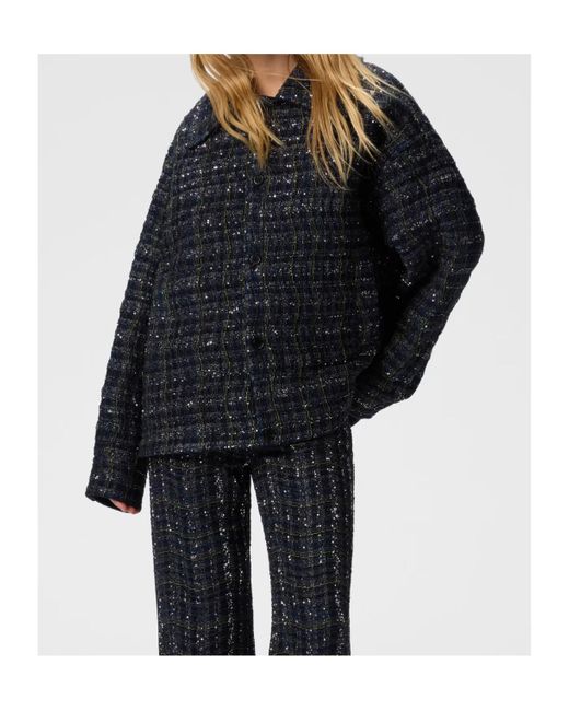 Missoni Black Wave Check Patterned Overshirt