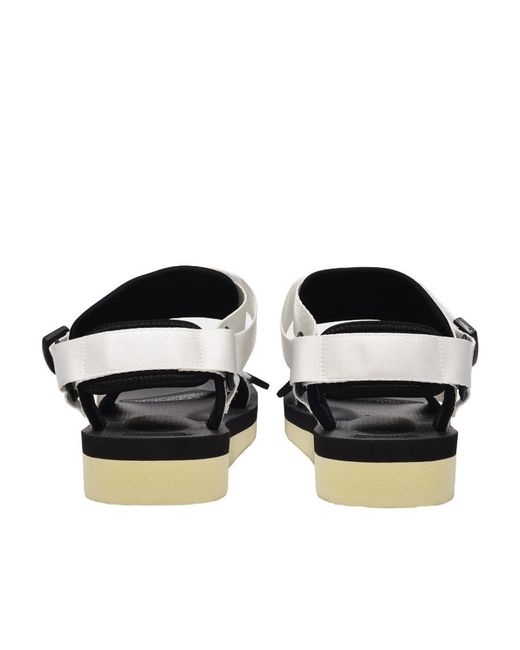 Suicoke Multicolor Velcro Open Toe Sandals