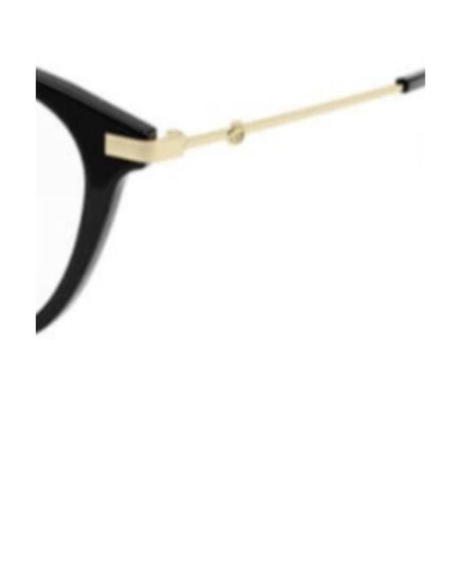 Gucci White Eyewear Round Frame Glasses for men
