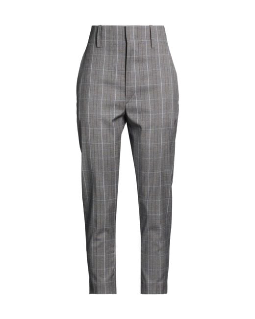 Isabel Marant Gray Tapered Casual Trousers