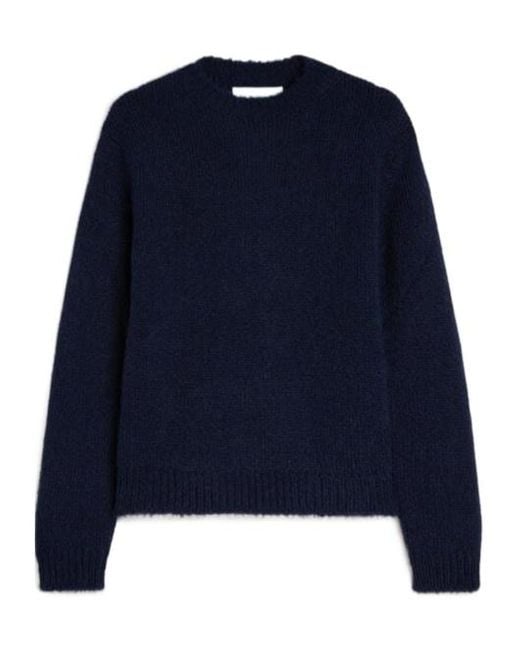 Jil Sander Blue Jil Sande Midweight Crew-Neck Jumper