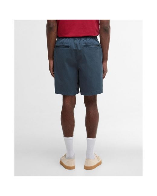 Barbour Blue Drawstring Shorts for men