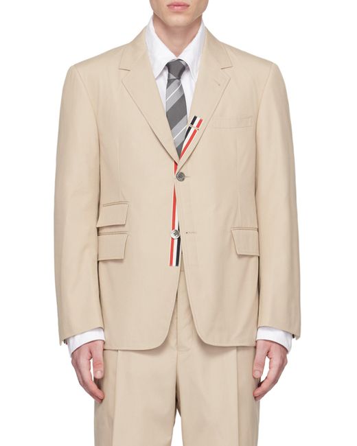 Thom Browne Brown Single-Breasted Tailored Blazer for men