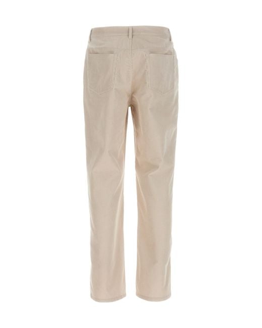 A.P.C. Natural Straight-Leg Corduroy Pants for men