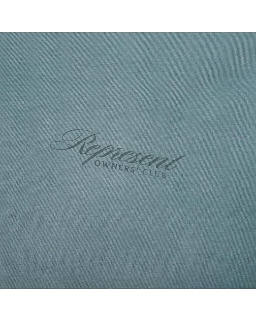 Represent Blue Owners' Club Logo T-Shirt for men