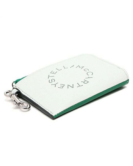 Stella McCartney White Zip Wallet