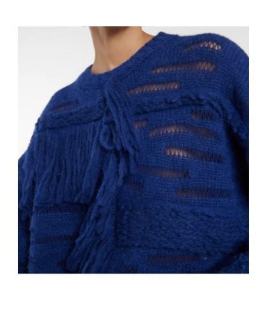 Stella McCartney Blue Tassel Sweater