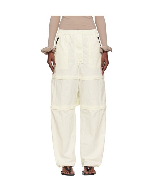Pushbutton Natural Three Way Detachable Casual Pants