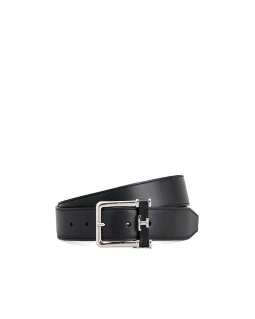 Tod's White Reversible Leather Belt for men