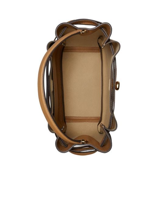 Tory Burch Brown Romy Small Bucket Bag