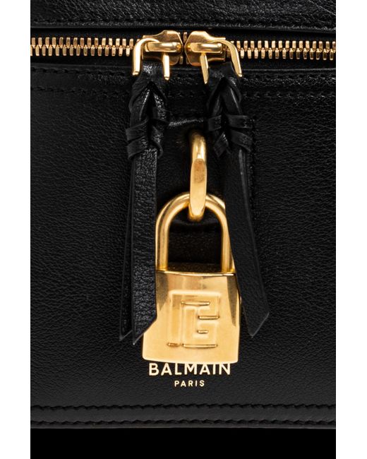 Balmain Black Pulse Vanity Shoulder Bag