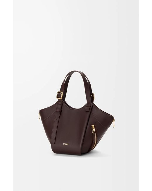 Loewe Brown Hammock Flip Bag